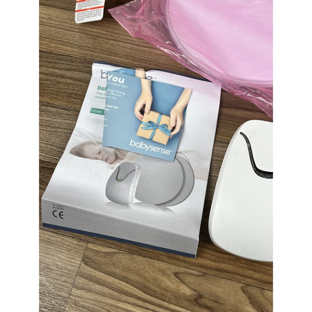 BabySense 7 Movement Baby Monitor - White (BSN-BS7) NO MONITOR - Picture 4 of 10